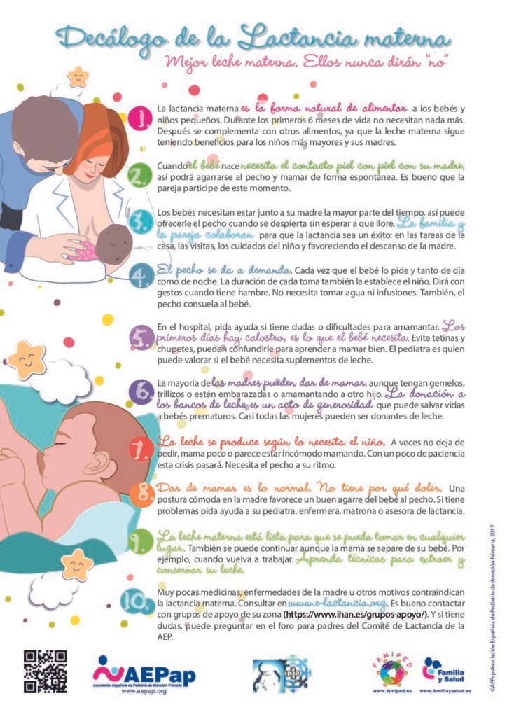 thumbnail of Decálogo de la Lactancia materna